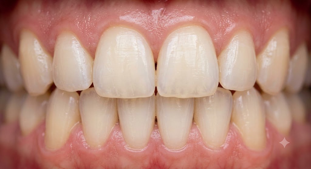 Before smile treatment